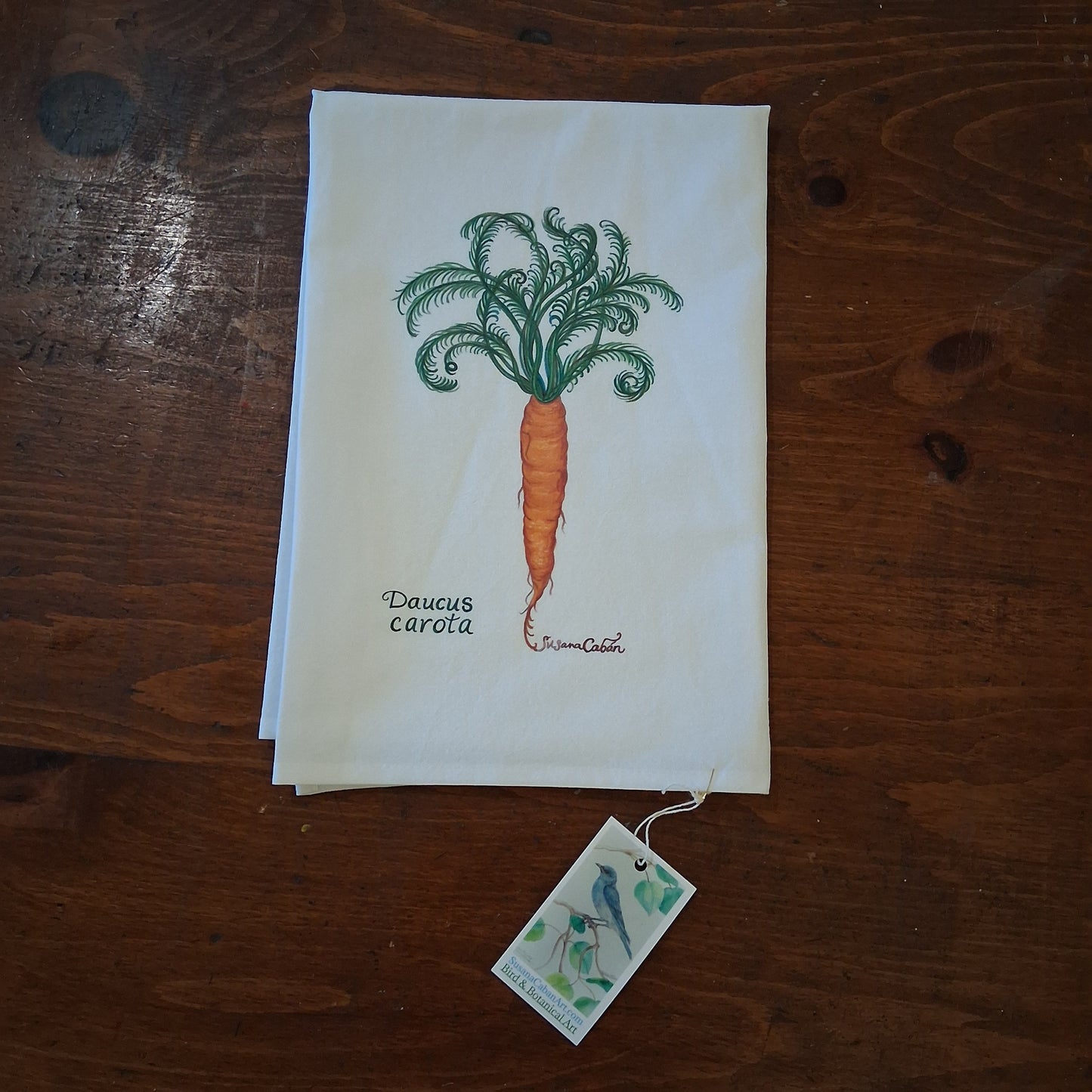 Carrot Tea Towel